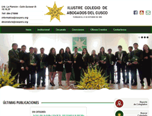Tablet Screenshot of icacperu.org
